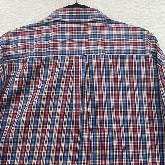 Peter Millar Shirt Mens 2XL Plaid Crown Button Down Classic Long Sleeve Casual - Picture 5 of 10